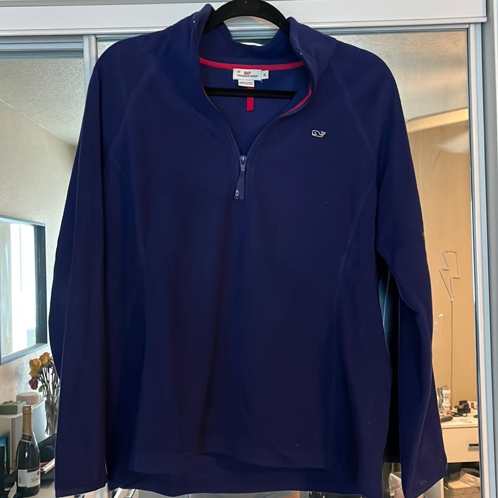 Dark Purple Boys XL Fleece Vineyard Vines Shep Shirt pullover